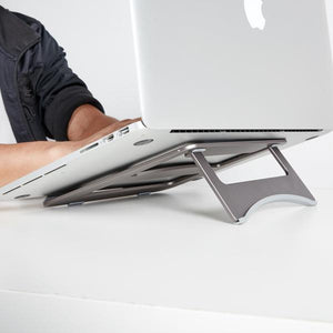 Soporte de aluminio para laptop
