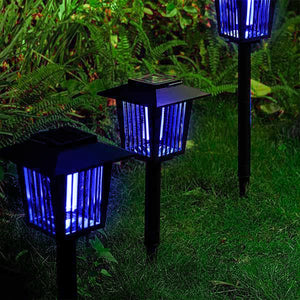 NUEVO - [GENERACIÓN 2ª GENERACIÓN] Lámpara de LED para asesino de mosquitos alimentada por energía solar