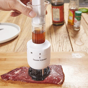 Inyector de salsa de ablandamiento de carne 2 en 1