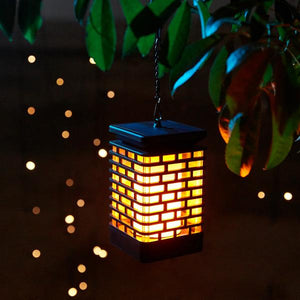 Lámpara de llama LED retro con energía solar